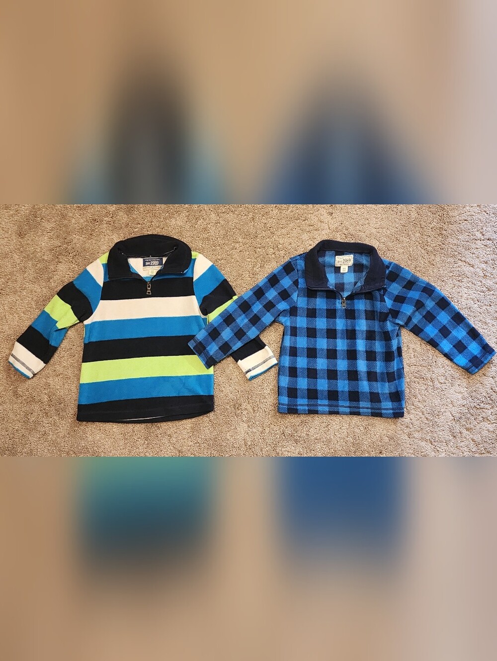 Boys Size 4T Microfleece Long Sleeve Pullover Sweater, Set Of 2, Good Shape